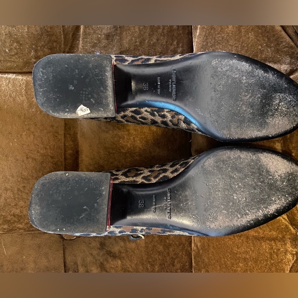 SAINT LAURENT LEOPARD PRINT MARY JANES - Picture 4 of 4